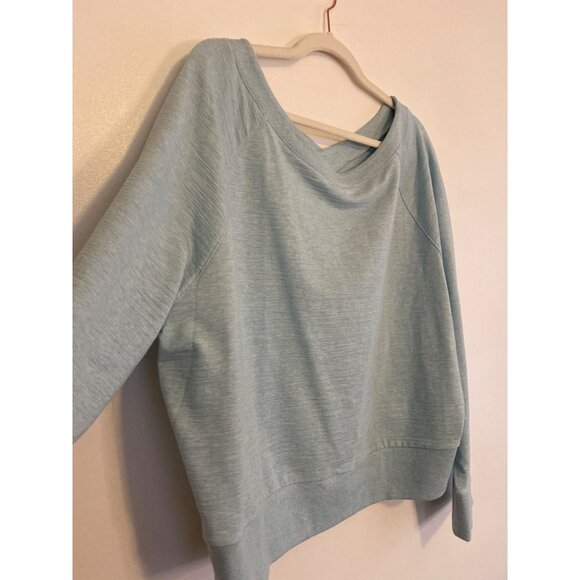 T By Talbots Women's XL Blue Lightweight Pullover Sweatshirt With UPF 50+ - Picture 5 of 5